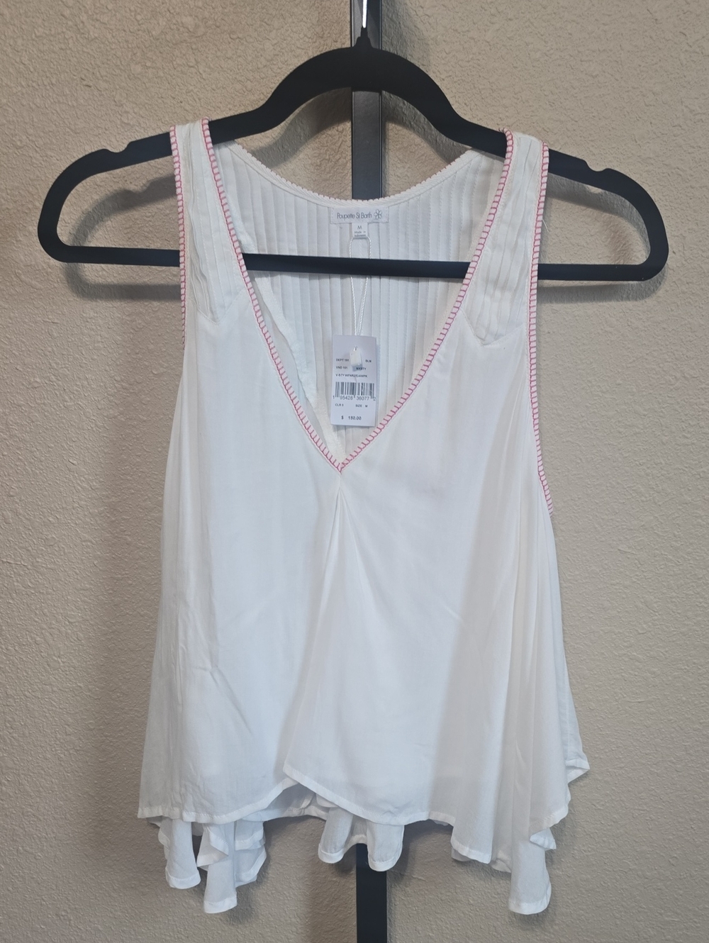 NWT Poupette St Barth Fanie Sleeveless Top. Medium